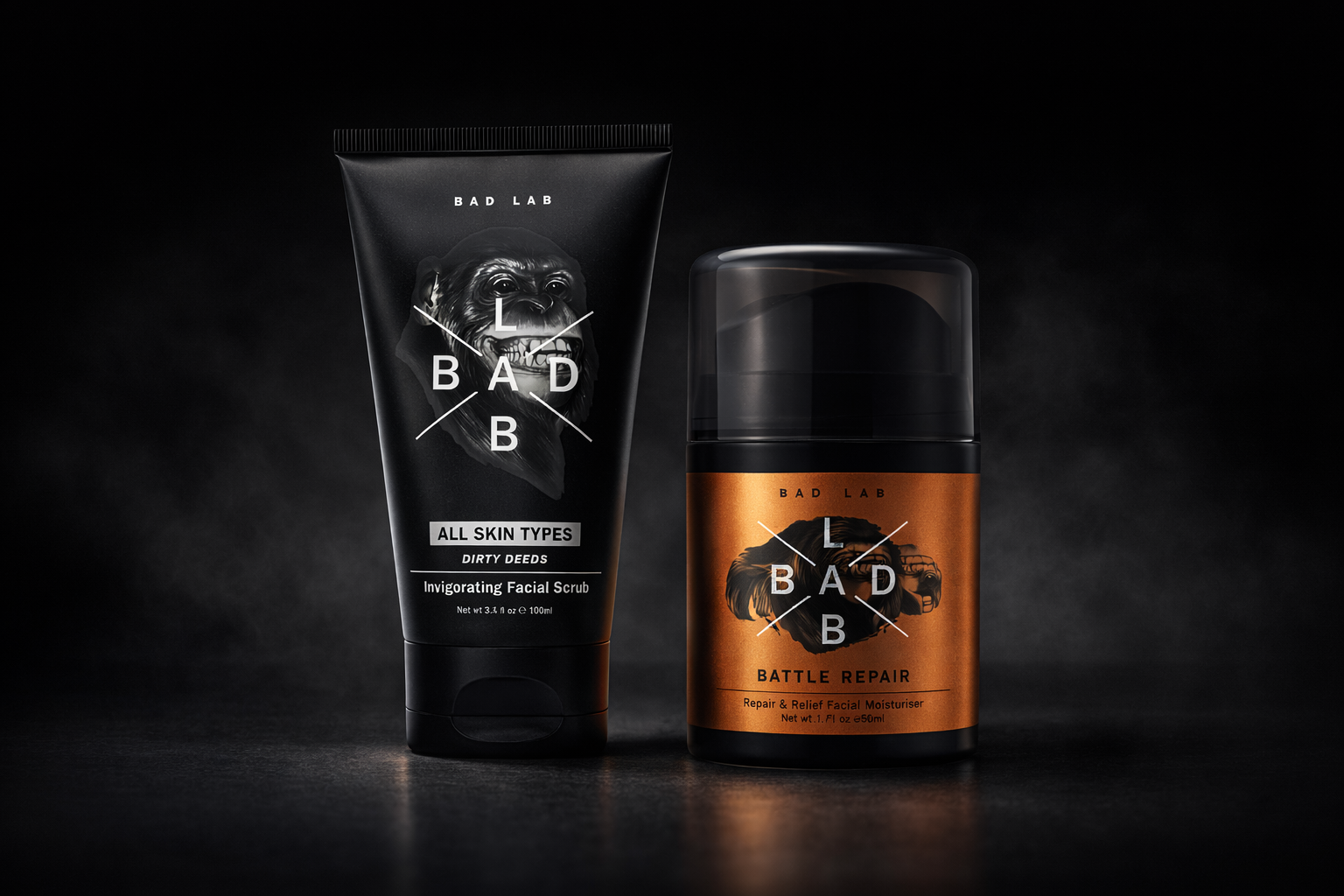 Facial Scrub & Moisturiser