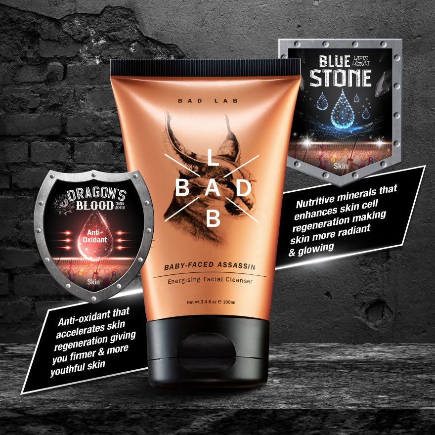 BABY- FACED ASSASSIN ENERGISING FACIAL CLEANSER - 100ml