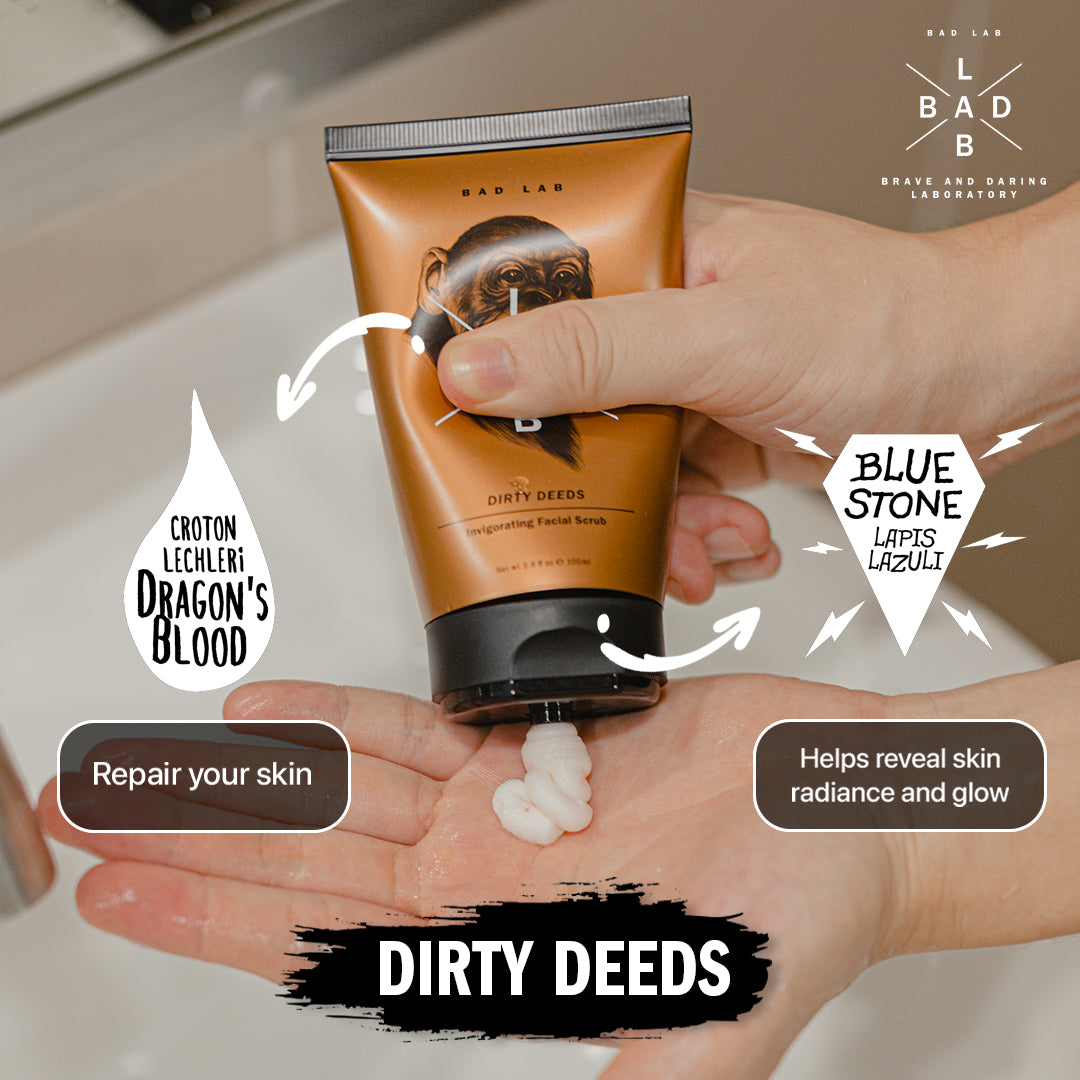 DIRTY DEEDS — INVIGORATING FACIAL SCRUB