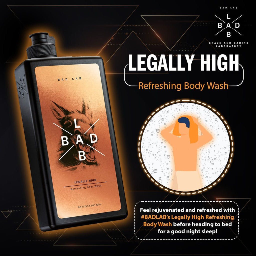 LEGALLY HIGH REFRESHING BODY WASH FOR MEN - 400ml