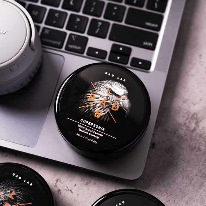 SUPERSONIK WATER-BASED HAIR POMADE - MEDIUM & GLOSSY