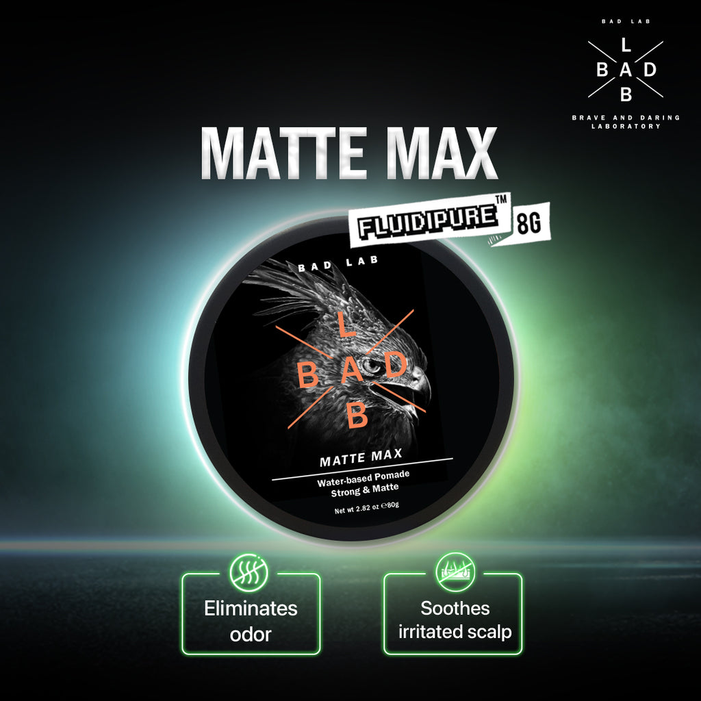 MATTE MAX WATER-BASED HAIR POMADE - STRONG & MATTE
